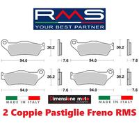 0430 - 2 Coppie Pastiglie Freno Anteriori RMS per GAS-GAS Wild HP 450 dal 2003 >