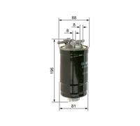 0450906295 Filtro carburante Bosch