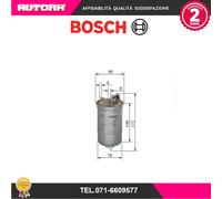 Filtro Carburante Bosch 0450906373 Per Seat, Vw
