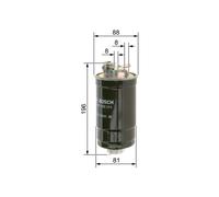 0450906374 Filtro carburante Bosch