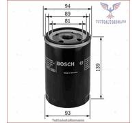 0451104064 Filtro olio Bosch
