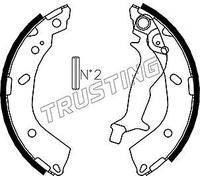 046.214 TRUSTING Kit ganasce freno per HYUNDAI