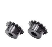 04C - Ruota catena industriale 45# in acciaio 11/12/13 denti, foro 5-18 mm, passo 6,35 mm, 1 pezzo (6 mm, 13 teeth)