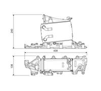 04L129766S - INTERCOOLER AUDI - VW - SEAT - SKODA / ORIGINALE VALEO NUOVO