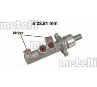 05-0366 METELLI Cilindro maestro del freno per PEUGEOT