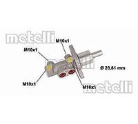 05-0885 METELLI Cilindro maestro del freno per FORD