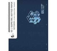05 | 1/5 Inch Equilateral Triangle Isometric Dotted Paper Notebook (Horizontal Layout): 3D Isometric Dot Grid Paper for Architectural Engineering & Product Design (Japanese Blue Cover)