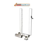 (05) IMPIANTO TENNIS IN ALLUMINIO OVOIDALE MM 120X105 NEL COLORE BIANCO O VERDE