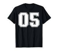 05 Numero Cinque Team Sport Graphic Design Varsity Matching Maglietta