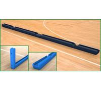 (05)PROTEZIONE A U PER TABELLONE BASKET SECONDO NORME FIBA DA APPLICARE CON VITI