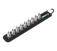 05003882001 bussola e set di bussole, chiave combinata Nero/Argento, Set di bussole, 1/4", Metrico, 9 testina/e, 40,8,9,10,15,20,25,27,30 mm