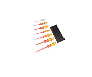 05006148001 Set: cacciavite isolato Pozidriv®, piatto 1kVAC 7 pz. WERA