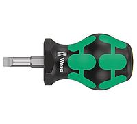05008842001 Cacciavite piatto 5,5 x 1,0 mm Serie: STUBBY L. totale: 78,5 mm WERA