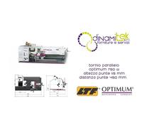 050OP0320 TU2304 Tornio Parallelo OPTIMUM 750 W Altezza Punte 115 Mm Distanza Pu