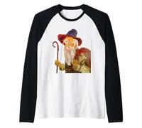 0521 Babbo Natale dal Vecchio Mondo 2021 più 3 2021 più 3 Maglia con Maniche Raglan