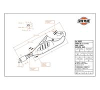 0571 - Marmitta Leovince Sito 2 Tempi Aprilia SR WWW STEALTH RACING NETSCAPER