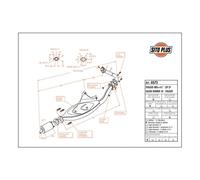 0572 - Marmitta Leovince Sito 2T Piaggio ZIP SP NRG=mc2 Gilera STALKER RUNNER