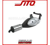 0572 MARMITTA SCARICO SITO PIAGGIO ZIP SP 50 2001 - STEEL EURO 1 2T