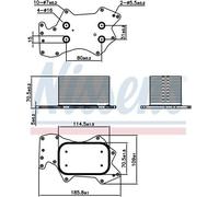 05917021F 05917021H 05917021J Scambiatore Olio Volkswagen Audi 2.7 / 3.0 TDi