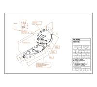 0592 - Marmitta Leovince Sito 2 Tempi Honda X8R-X 50 X8R-S 50