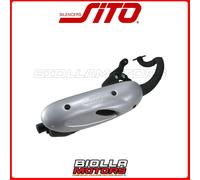 0594 MARMITTA SCARICO SITO APRILIA HABANA 50 KAT 2000 - STEEL 2T