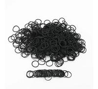 06 * 0.9 Mini elastici morbidi elastici for trecce di capelli Fasce for capelli Scuola Ufficio Casa Forniture Elastico Cancelleria(200pcs)