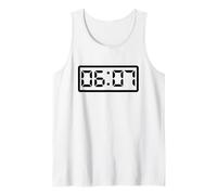 06:07 Orologio Digitale Sei Sette Divertente Gen Z 6 7 Meme Slang Canotta