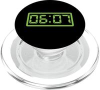 06:07 Orologio Digitale Sei Sette Divertente Gen Z 6 7 Meme Slang PopSockets PopGrip per MagSafe