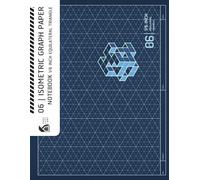 06 | 1/6 Inch Equilateral Triangle Isometric Graph Paper Notebook (Horizontal Layout): 3D Isometric Graph Paper Subtle Grid for Architectural Engineering & Product Design (Japanese Blue Cover)