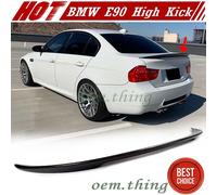 06-11 Fit FOR BMW E90 Sedan High Kick Trunk Spoiler P Style 325i Carbon Fiber