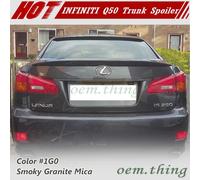 06-12 Fit FOR Lexus IS250 2nd OE Style 4D Sedan Trunk Spoiler IS F Painted #1G0