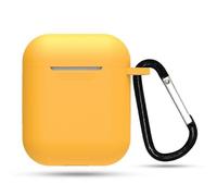 (06)Cuscinetti per cuffie con puntali in silicone, custodia protettiva con fibbia per iPhone wireless