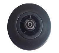 06001003 Ruota Q6 nera 6 poliuretano