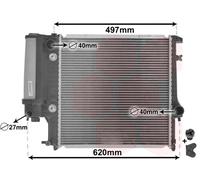 06002125 VAN WEZEL Radiatore, Raffreddamento motore per BMW
