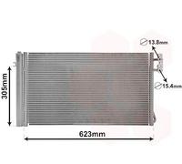 VAN WEZEL 06005296 Condensatore climatizzatore per BMW 3 Limousine (E90) con