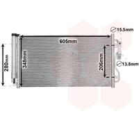 06005434 VAN WEZEL Condensatore, Climatizzatore per BMW