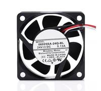 06025SS-24Q-BL 60x25mm 24V 0.13A driven cooling fan 60X60X25MM