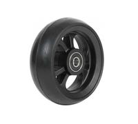 06033221 Ruota 3' in fibra con cerchio nero gomma nera