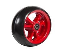 06033224 Ruota 5' gomma nera cerchio rosso