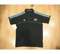 0604 ADIDAS ALL BLACKS POLO TG M COTTON SHIRT NEW ZEALAND RUGBY TEAM