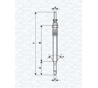 UC16A CANDELETTA OPEL UC16A, OPEL 1214054, OPEL 1214084, OPEL 90569338, OPEL 121