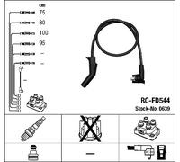 0639 NGK Kit cavi accensione per FORD,MAZDA