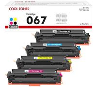 067 067H Toner Cartridge Set: Compatibile per Canon 067 067H i-SENSYS MF657Cdw MF655Cdw MF651Cw LBP631Cw LBP632Cdw LBP633Cdw MF656Cdw MF653Cdw MF654Cdw 4 Packs ( Nero Ciano Giallo Magenta )