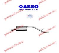 067007 Silenziatore terminale di scarico adatto a Fiat Panda 4x4 MARCA-ASSO