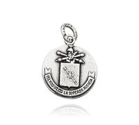 06901 Charm in Argento 925 Moneta Contraerea Giovanni Raspini