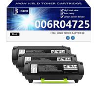06R04725 Cartuccia Toner ad alta Capacità 6000 Pagine, Compatibile per Xerox B410 VersaLink e B415 Stampanti ,Black-3 pack