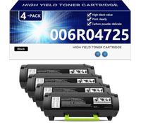 06R04725 Cartuccia Toner per Xerox B410 VersaLink B415 Stampanti, per Scuole, Ospedali e Banche, 6000 Pagine,Black-4 pack