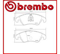 07.B314.05#71 PASTIGLIE FRENO ANTERIORE SPORTIVE BREMBO SPORT AUDI A5 (8T3) 2.0