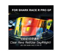 (07 revo clear red) Per casco da moto SHARK RACE R PRO GP con visiera integrale