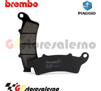 07045 COPPIA PASTIGLIE AN BREMBO CARBON C PIAGGIO 350 BEVERLY SPORT TOURING 2014